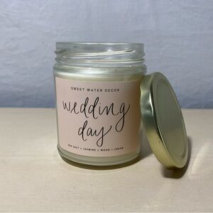 Wedding day candle